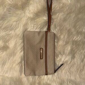 Elegant Beige Wristlet Clutch